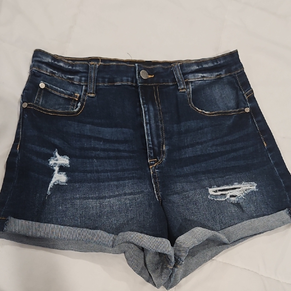 Denim Distressed Women's Shorts